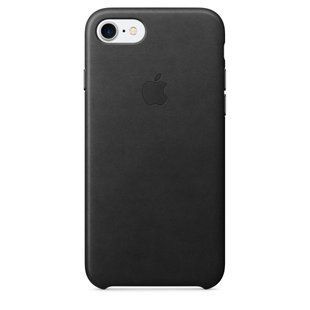 Чохол Apple Leather Case Black (MQH92) для iPhone 8/7 965 фото