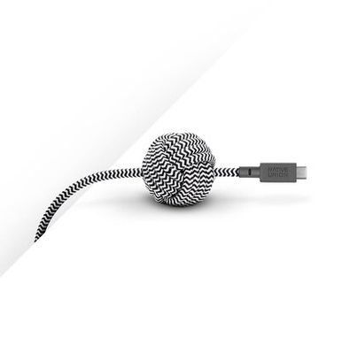 Кабель Native Union Night Cable USB-A to USB-C Zebra (3 m) 1540 фото
