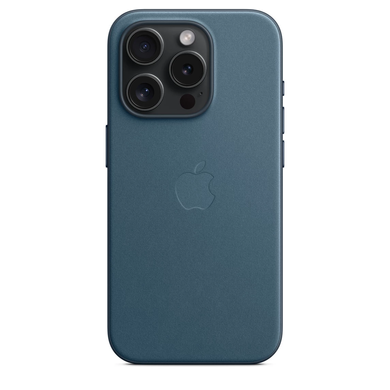 Чехол Apple iPhone 15 Pro FineWoven Case with MagSafe - Pacific Blue (MT4Q3) 7817 фото