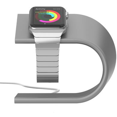 Док-станція Nomad Stand Silver для Apple Watch (STAND-APPLE-S) 852 фото
