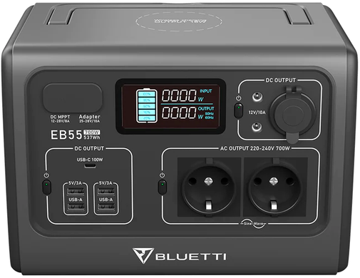 Зарядна станція Bluetti PowerOak EB55 537Wh 700W 150000mAh (PB930340) 10170 фото