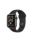 Apple Watch Series 4 (GPS) 40mm Space Gray Aluminum Case with Black Sport Band (MU662) 2048 фото