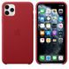Чехол шкіряний Apple Leather Case для iPhone 11 Pro (PRODUCT)RED (MWYF2)