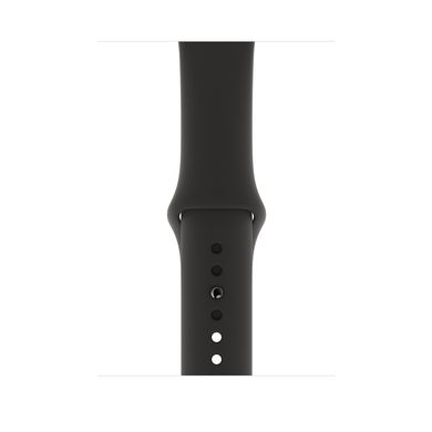 Apple Watch Series 4 (GPS) 44mm Space Gray Aluminum Case with Black Sport Band (MU6D2) 2051 фото