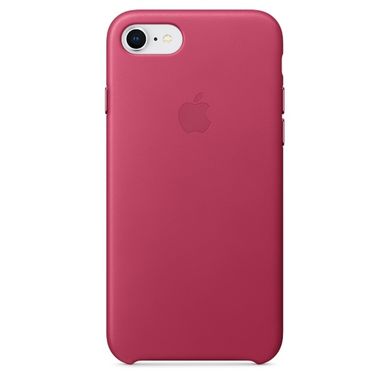 Чохол Apple Leather Case Pink Fuchsia (MQHG2) для iPhone 8/7 966 фото