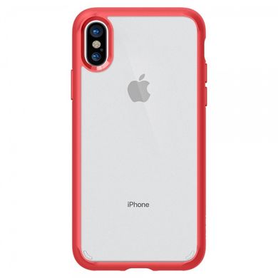 Чохол Spigen Ultra Hybrid червоний для iPhone X 1329 фото