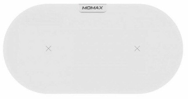 Бездротова зарядка на два пристрої MOMAX Q.Pad Dual Quick Charge 3.0 (White) (UD10W) 2233 фото