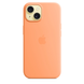 Чeхол Apple iPhone 15 Silicone Case with MagSafe - Orange Sorbet (MT0W3) 7842 фото 4
