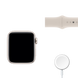 Смарт-часы Apple Watch Series 8 GPS 41mm Starlight Aluminum Case w. Starlight Sport Band S/M (MNU93) 4422-1 фото 3