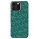 Чохол Pitaka Tactile Woven Case Monogram for iPhone 16 Pro Max - Green/Gold (KI1601PTKP)