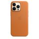 Чохол Apple Leather Case with MagSafe Golden Brown (MM193) для iPhone 13 Pro 4118 фото 3