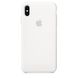 Силіконовий чохол Apple iPhone XS Max Silicone Case (MRWF2) White