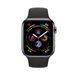 Apple Watch Series 4 (GPS+LTE) 44mm Space Black Stainless Steel Case with Black Sport Band (MTV52) 2075 фото 2