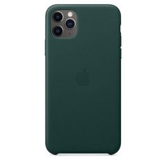 Чехол кожаный Apple Leather Case для iPhone 11 Pro Forest Green (MWYC2)