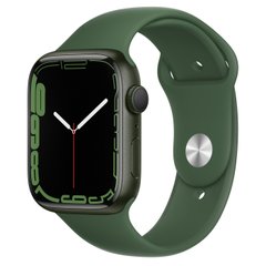 Apple Watch Series 7 GPS, 45mm Green Aluminium Case With Green Sport Band (MKN73)