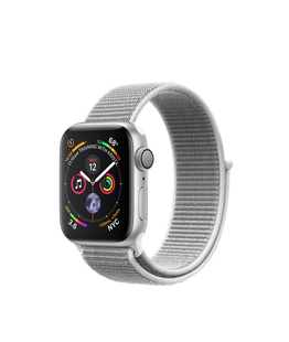 Apple Watch Series 4 (GPS) 40mm Silver Aluminum Case with Seashell Sport Loop (MU652) 2052 фото