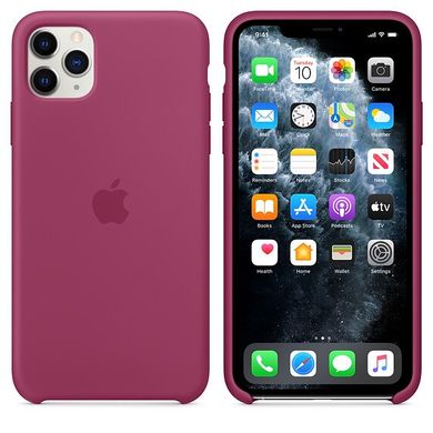 Чехол Apple Silicone Case для iPhone 11 Pro Max  Pomegranate (MXM82) 3629 фото