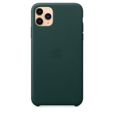 Чехол кожаный Apple Leather Case для iPhone 11 Pro Forest Green (MWYC2) 3662 фото