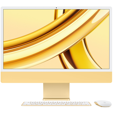 Apple iMac 24" M3/8CPU/10GPU/8GB/512GB Yellow (Z19G0000Z) 4243 фото