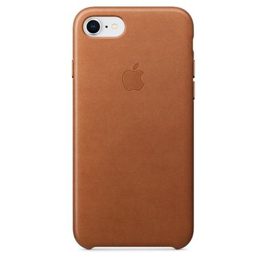 Чехол Apple Leather Case Saddle Brown (MQH72) для iPhone 8/7 967 фото
