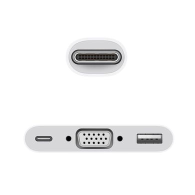 Оригінальний багатопортовий адаптер Apple USB-C VGA Multiport Adapter (MJ1L2AM) 538 фото