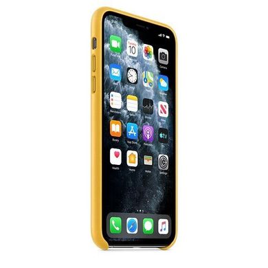 Чохол шкіряний Apple Leather Case для iPhone 11 Pro Meyer Lemon (MX0A2) 3663 фото