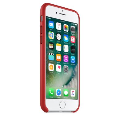 Чохол Apple Leather Case PRODUCT (RED) (MQHA2) для iPhone 8/7 968 фото