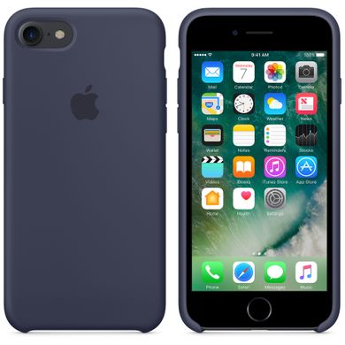 Чехол Apple Silicone Case Midnight Blue (MQGM2) для iPhone 8/7 734 фото