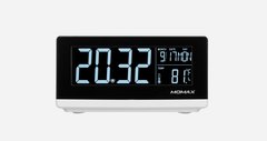 Годинники з бездротовою зарядкою Momax Q.Clock Digital Clock with Wireless Charger White (QC1EUW)