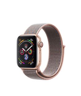 Apple Watch Series 4 (GPS) 40mm Gold Aluminum Case with Pink Sand Sport Loop (MU692) 2053 фото