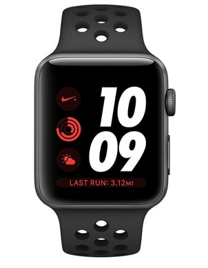 Apple Watch Series 3 Nike+ (GPS) 38mm Space Gray Aluminum Case with Anthracite/Black Nike Sport Band (MQKY2) 1598 фото