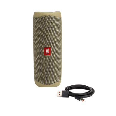 Влагозащищённая портативная акустика JBL Flip 5 Sand (FLIP5SAND) 3706 фото