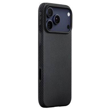 Чехол Pitaka Aramid UltraGuard Case for iPhone 17 Pro - 600D Black/Grey [Twill] (KI1701PB)