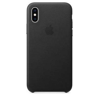 Чохол шкіряний Apple iPhone XS Leather Case (MRWM2) Black