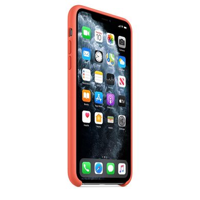 Чoхол Apple Silicone Case для iPhone 11 Pro Max Clementine (Orange) (MX022)  3631 фото