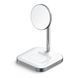 Бездротовий зарядний пристрій Satechi Aluminum 2 in 1 Magnetic Wireless Charging Stand Space Grey (ST-WMCS2M) 20247 фото 3