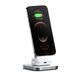 Бездротовий зарядний пристрій Satechi Aluminum 2 in 1 Magnetic Wireless Charging Stand Space Grey (ST-WMCS2M) 20247 фото 1