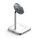 Бездротовий зарядний пристрій Satechi Aluminum 2 in 1 Magnetic Wireless Charging Stand Space Grey (ST-WMCS2M) 20247 фото 5