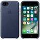 Чохол Apple Leather Case Midnight Blue (MQH82) для iPhone 8/7 969 фото 4