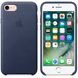 Чехол Apple Leather Case Midnight Blue (MQH82) для iPhone 8/7 969 фото 3