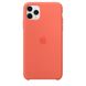 Чехол Apple Silicone Case  для iPhone 11 Pro Max Clementine (Orange) (MX022)  3631 фото 1