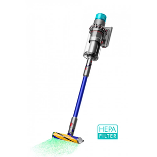 Пилосос 2в1 (вертикальний + ручний) Dyson Gen5 Outsize Cordless Vacuum Nickel/Blue (447923-01) 4006 фото