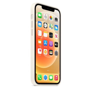 Чехол Apple Silicone Case для iPhone 12 | 12 Pro White (MHL53) 3832 фото