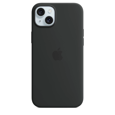 Чехол Apple iPhone 15 Plus Silicone Case with MagSafe - Black (MT103) 7822 фото