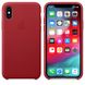 Чохол шкіряний Apple iPhone XS Leather Case (MRWK2) Red