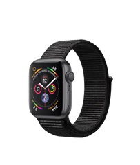 Apple Watch Series 4 (GPS) 40mm Space Gray Aluminum Case with Black Sport Loop (MU672)