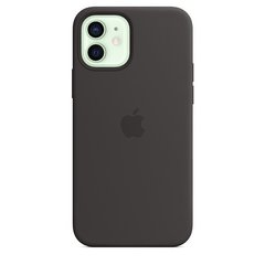 Чехол Apple Silicone Case для iPhone 12 | 12 Pro Black (MHL73)
