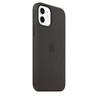Чехол Apple Silicone Case для iPhone 12 | 12 Pro Black (MHL73) 3833 фото