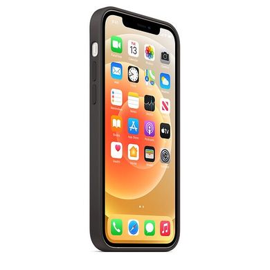 Чехол Apple Silicone Case для iPhone 12 | 12 Pro Black (MHL73) 3833 фото