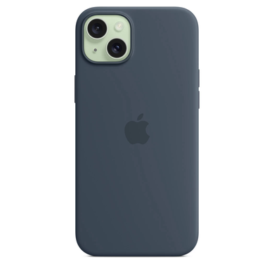 Чохол Apple iPhone 15 Plus Silicone Case with MagSafe - Storm Blue (MT123) 7823 фото